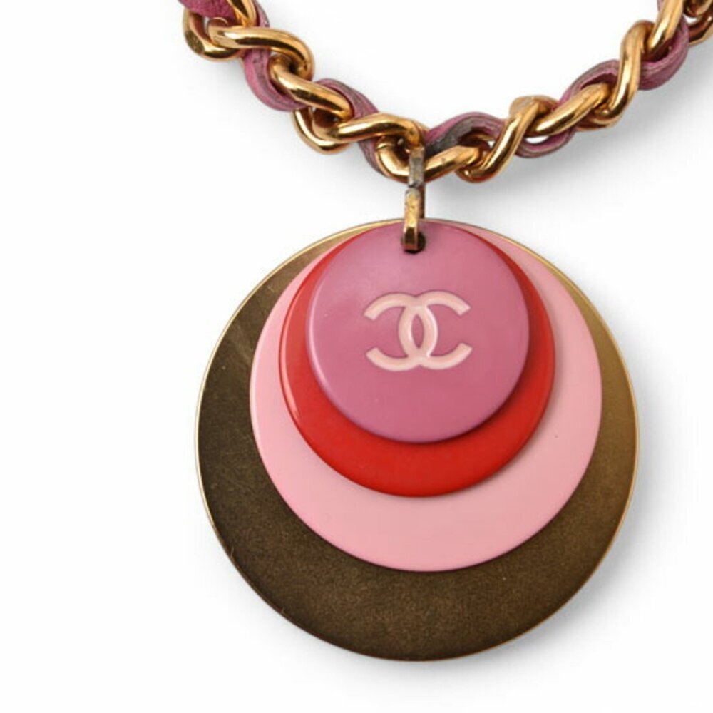 CHANEL Authentic Pink Logo Bracelet - Picture 3 of 7